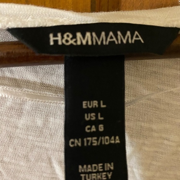 𝅺h&m Mama Lady’s Large Maternity Short Sleeved Tunic Top - Picture 2 of 3